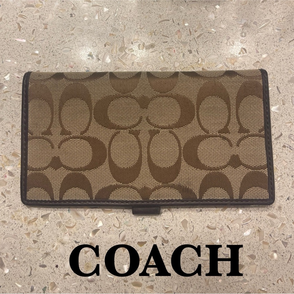 Coach Signature Wallet Brown